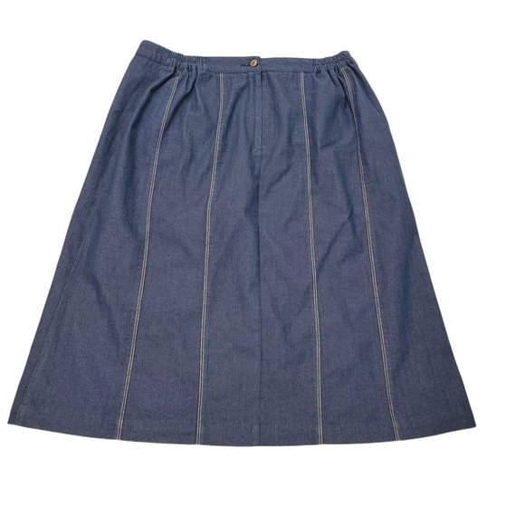 Lana Sport Woman Denim Jeans Skirt with unique front pockets - Picture 5 of 12